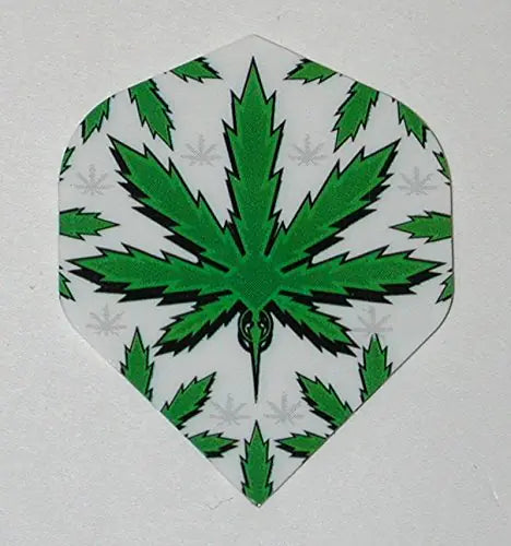 US Darts - 5 Sets (15 Flights) Marijuana Weed Dope Standard Dart Flights